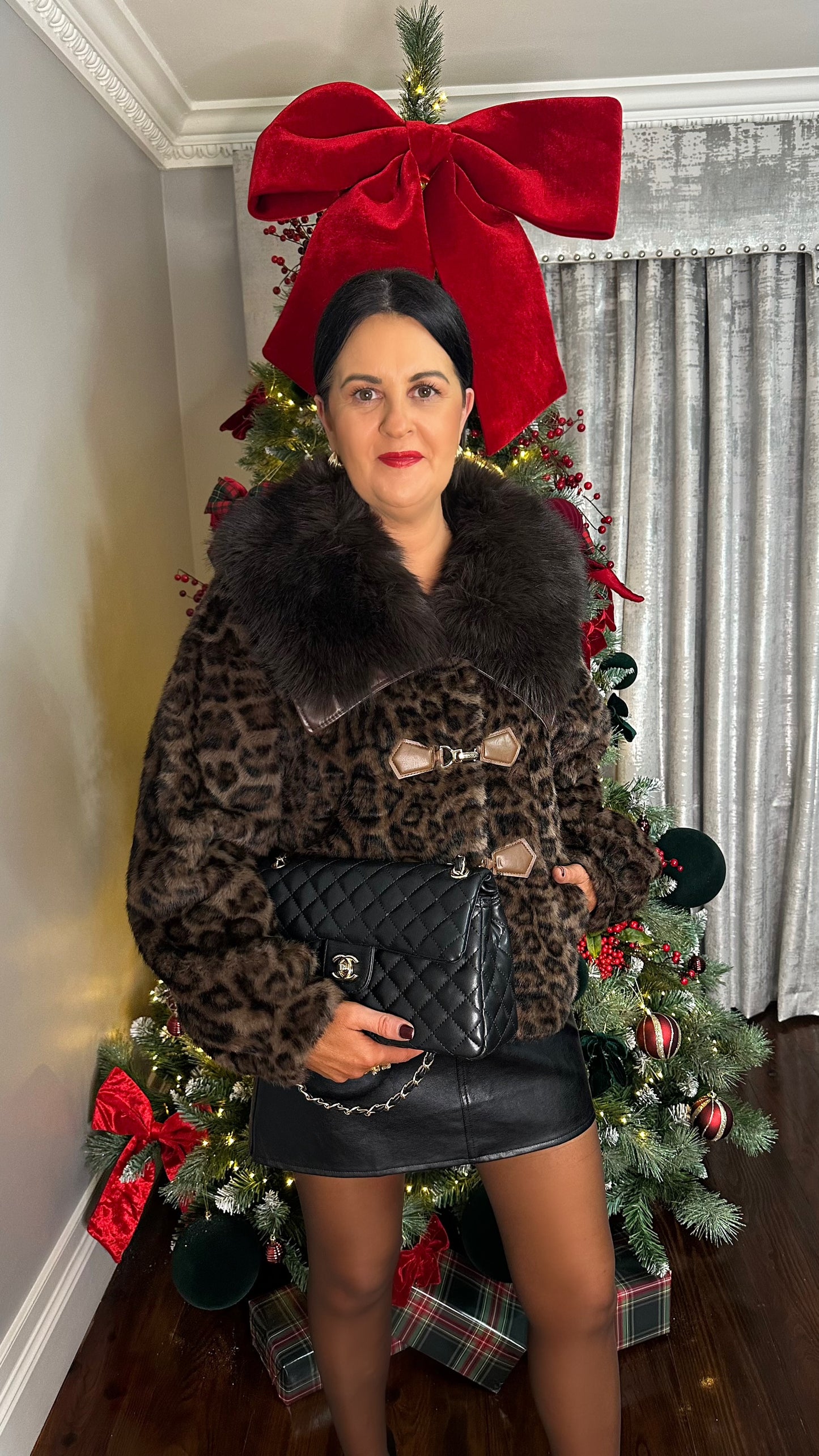 The Collette Leopard Coat