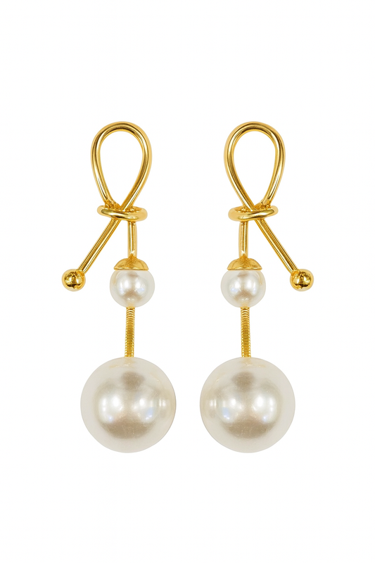 Napa Pearl & Gold Earrings