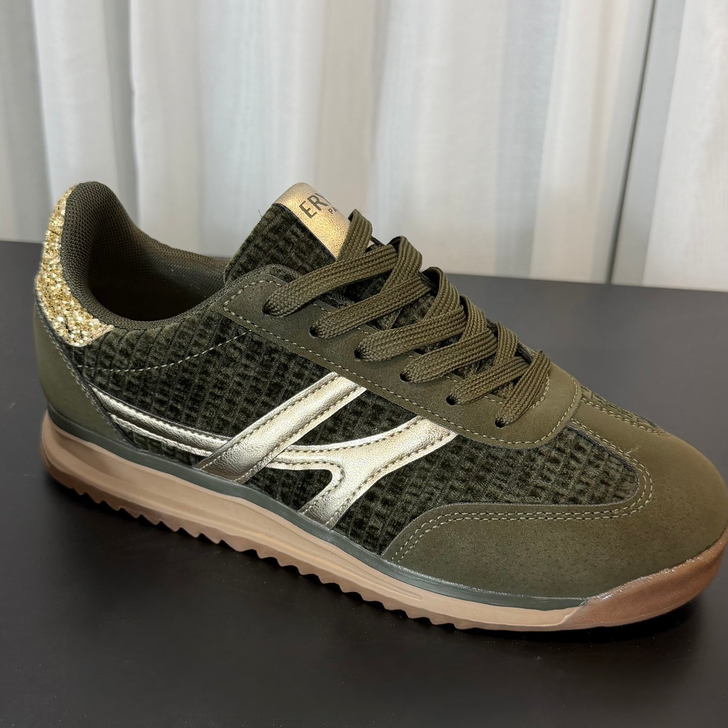 Khaki Green Trainers