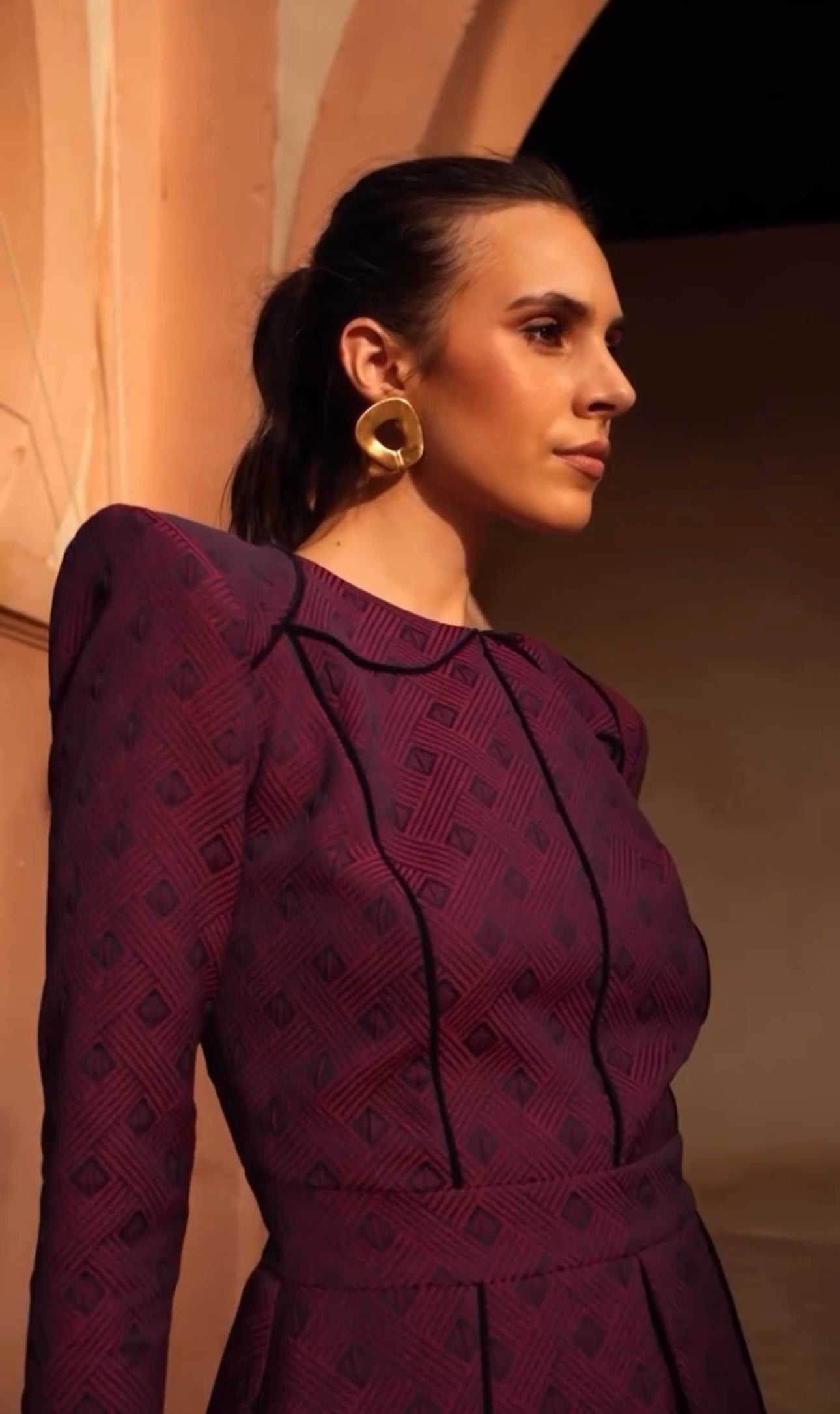 Aurelia Red Berry Dress