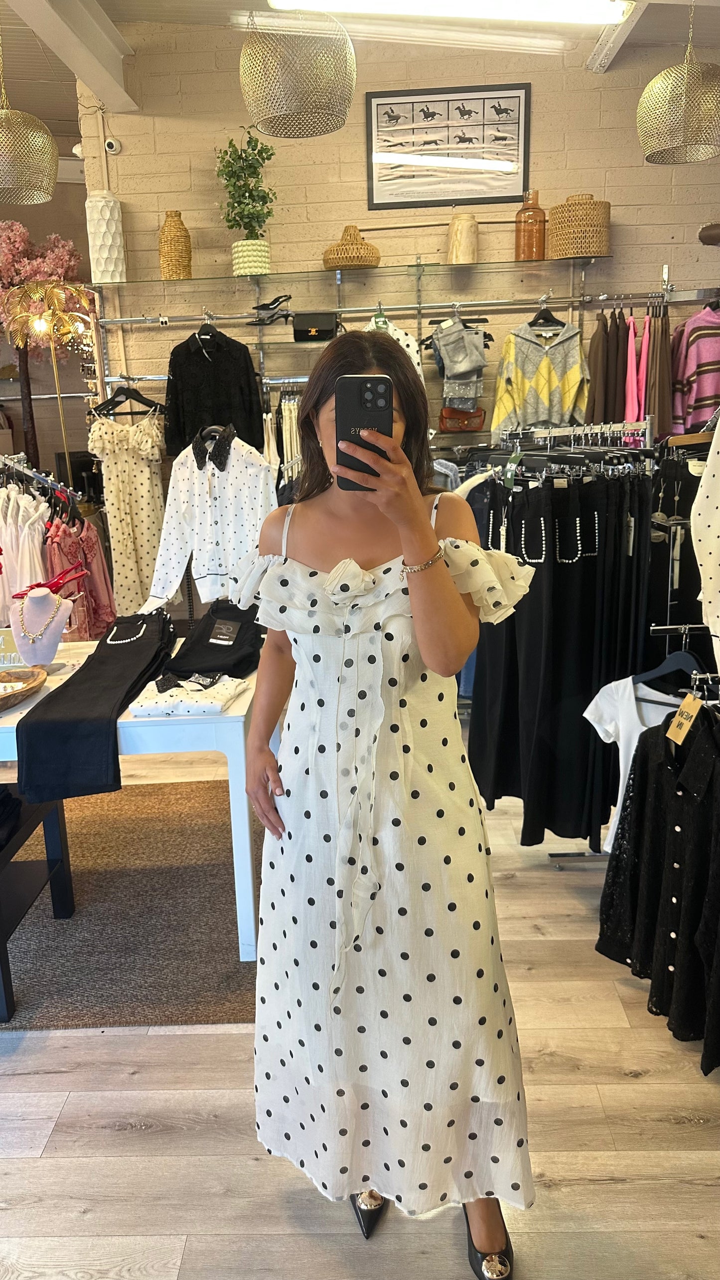 Lisa Polka Dot Dress