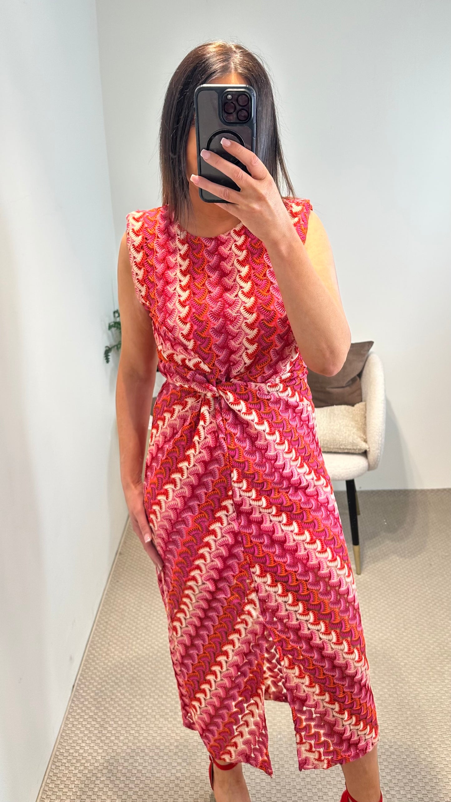 Multi-Colour Crochet Dress