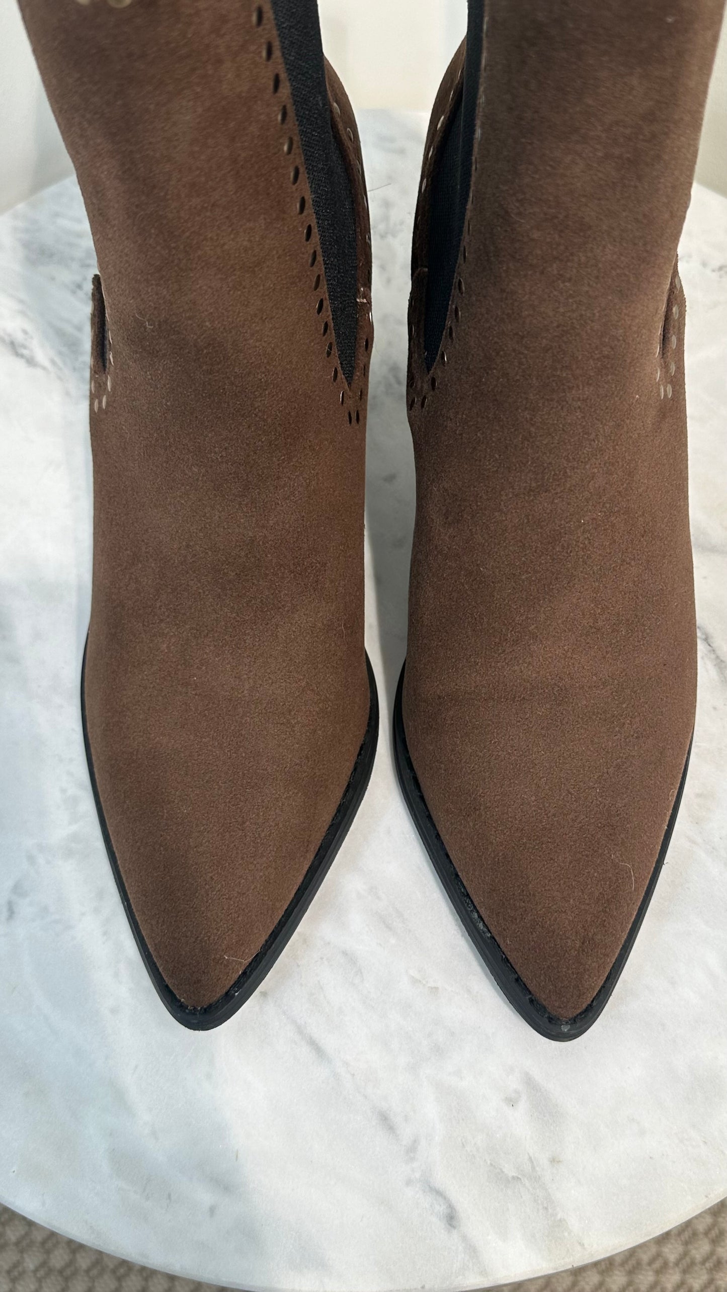 Chocolate Brown Short Boots