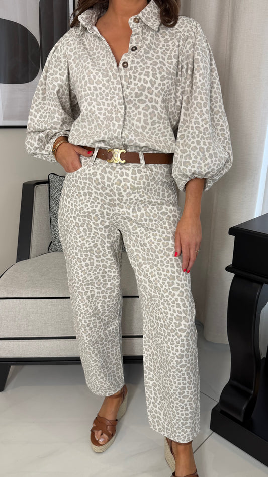 Yasmin Leopard Jeans