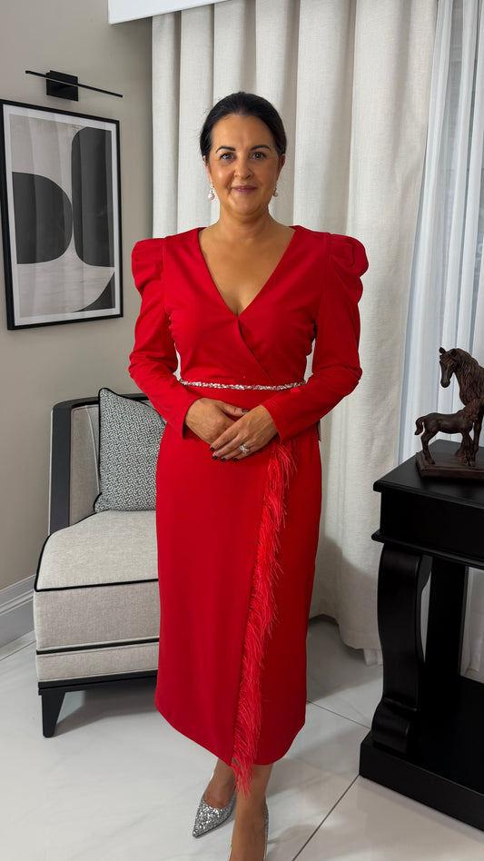 VIVIENNE RED DRESS
