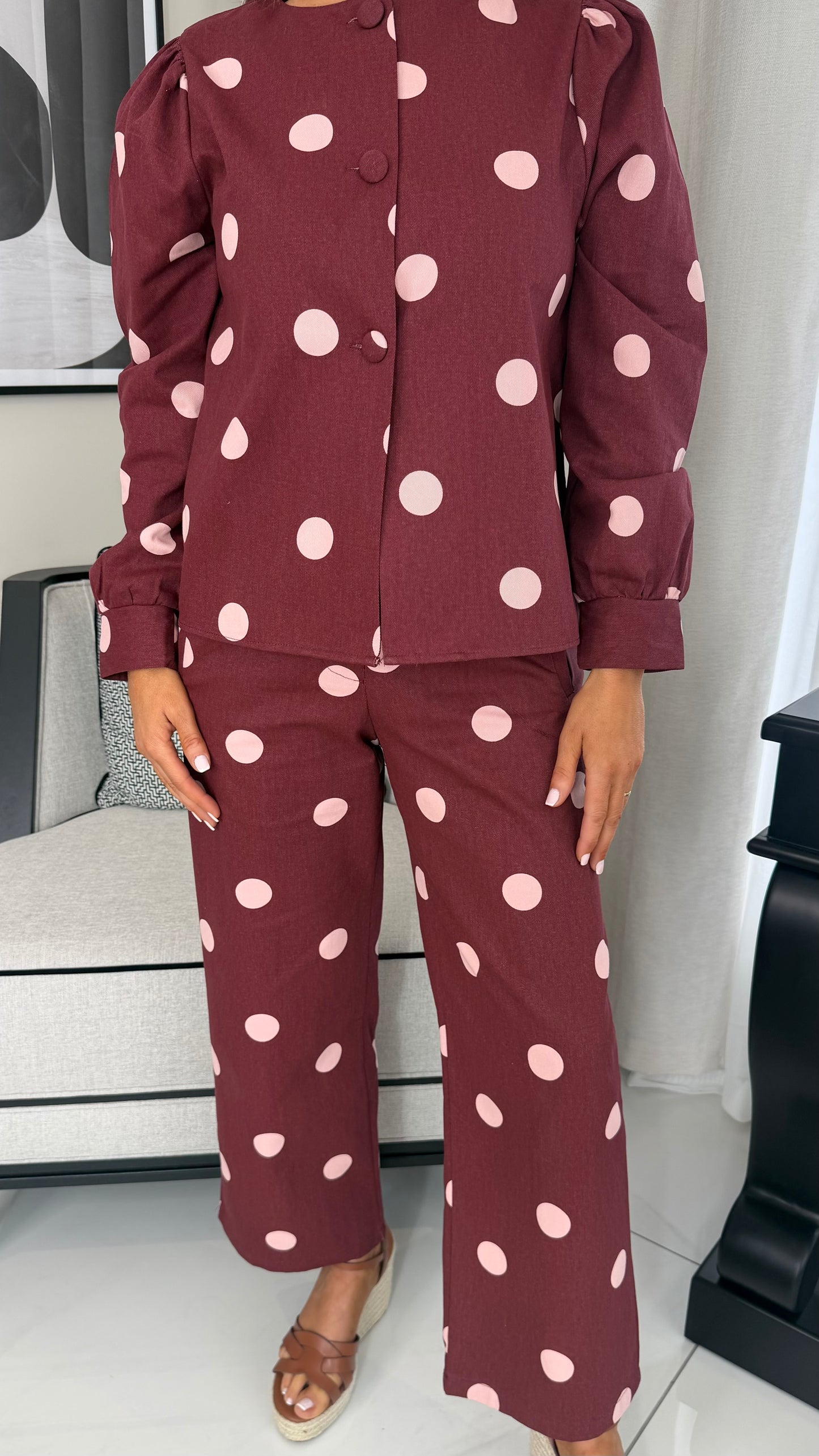Rachel Polka Dot Trousers