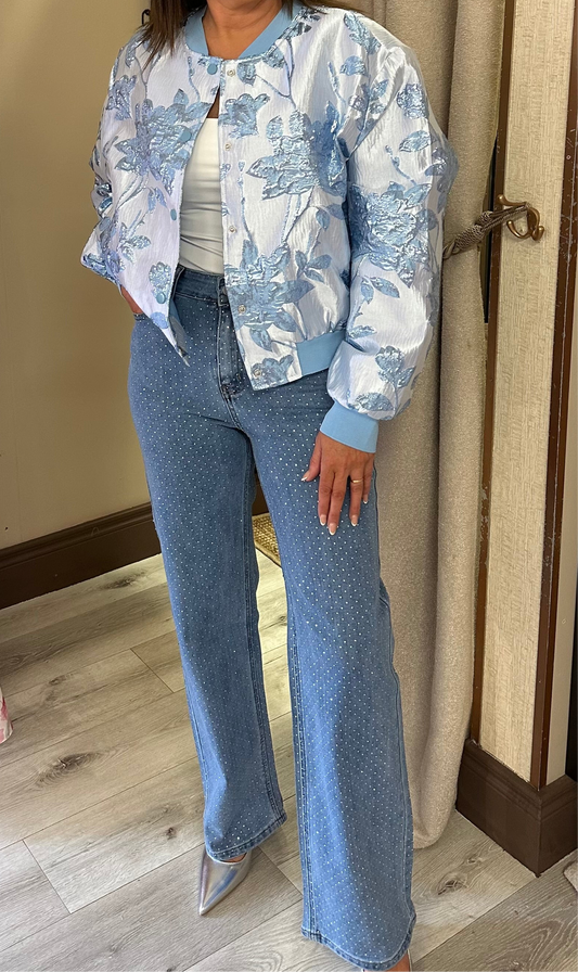 Blue Bomber Jacket