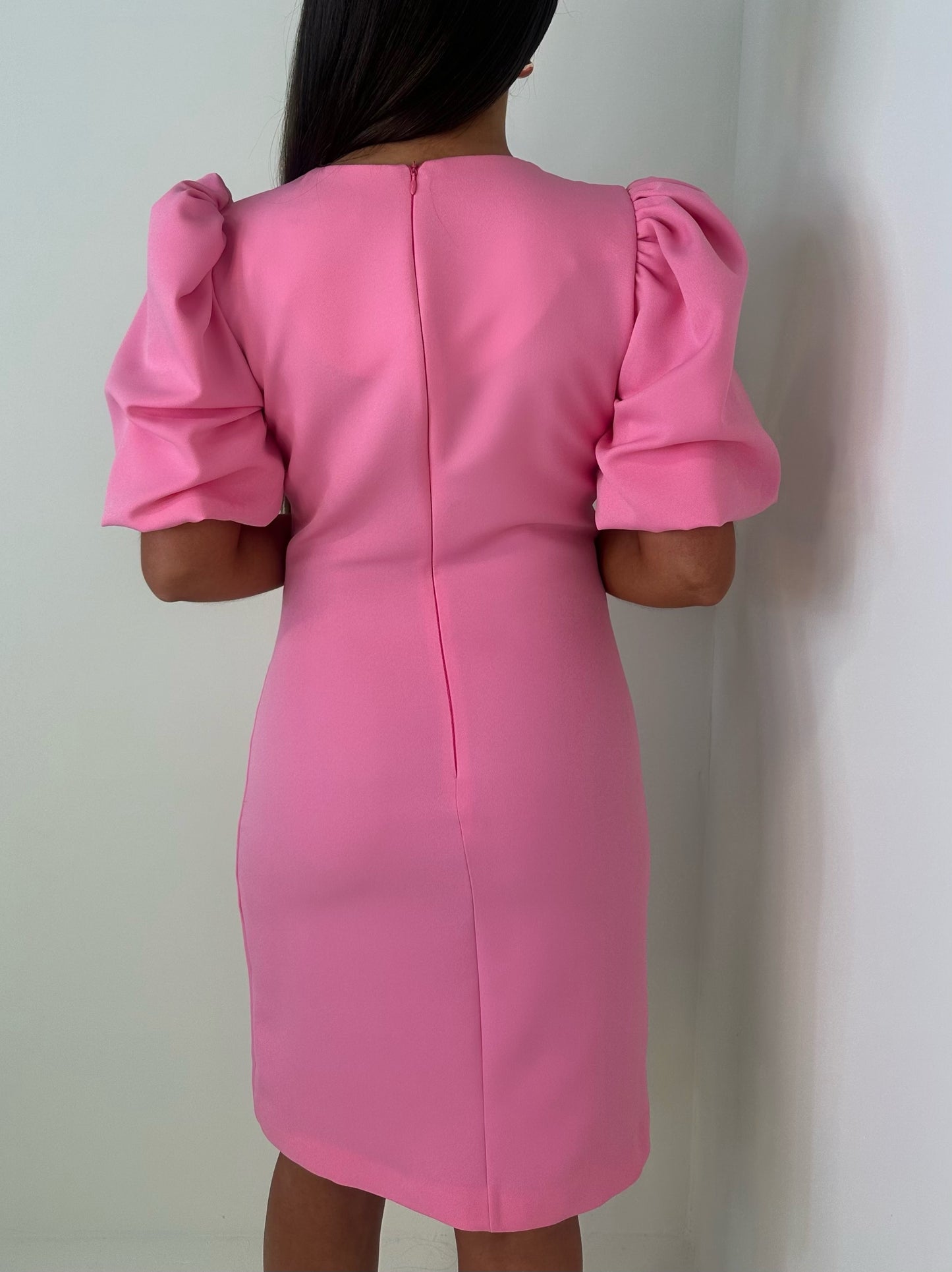 Serena Pink Bow Dress