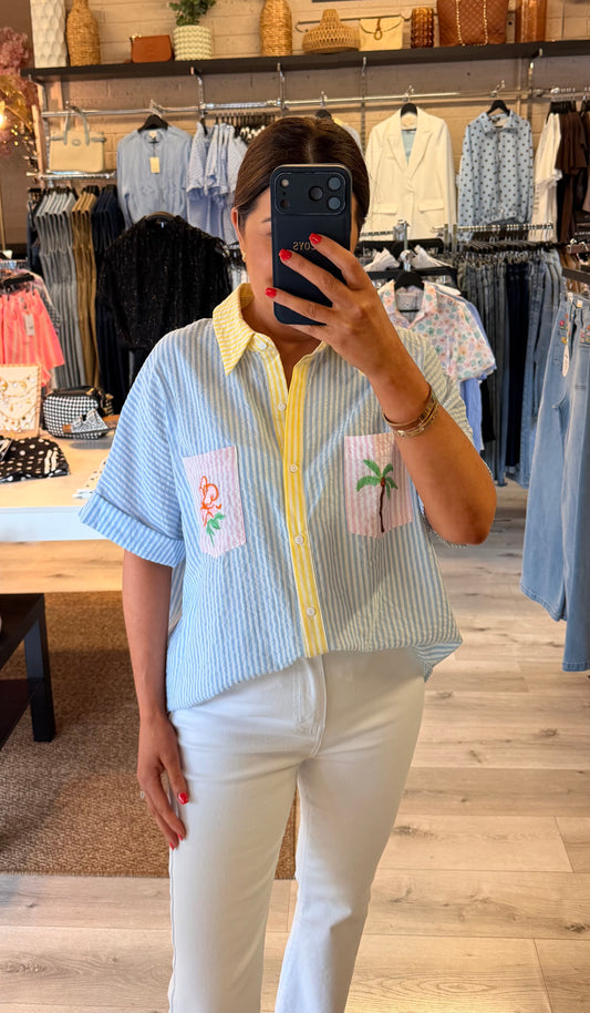 Multi-Colour Striped Shirt