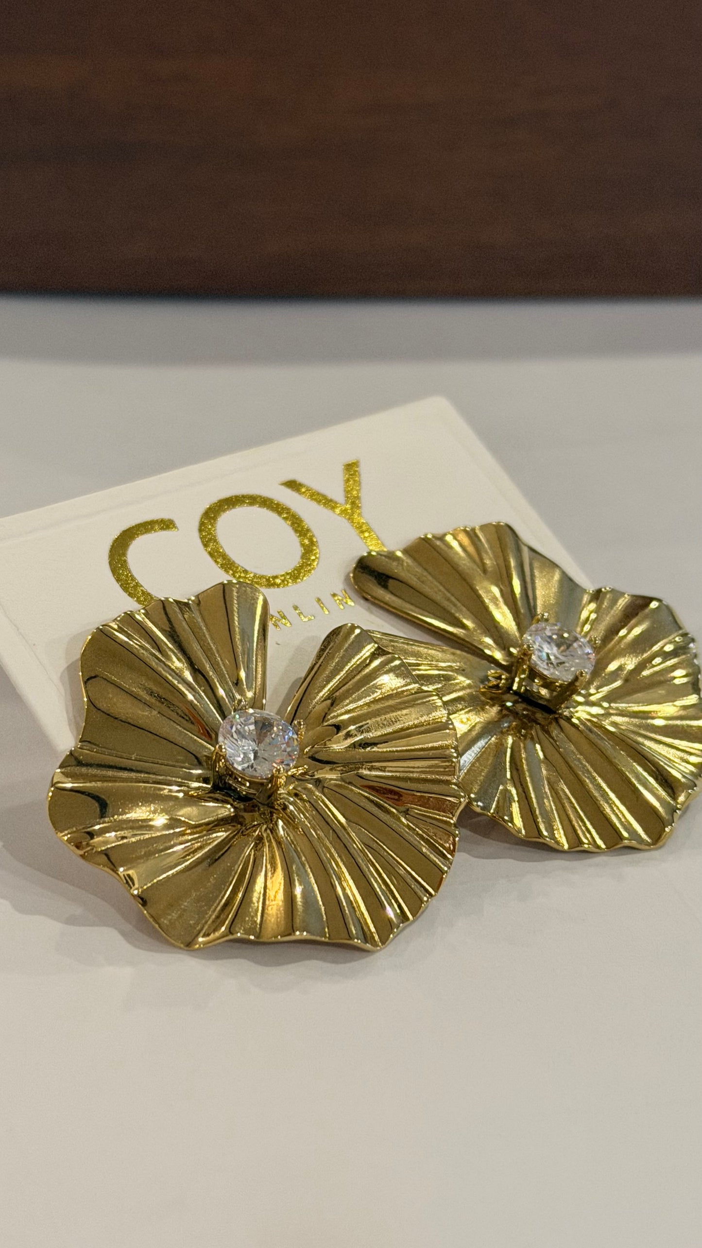 Palma Gold Earrings
