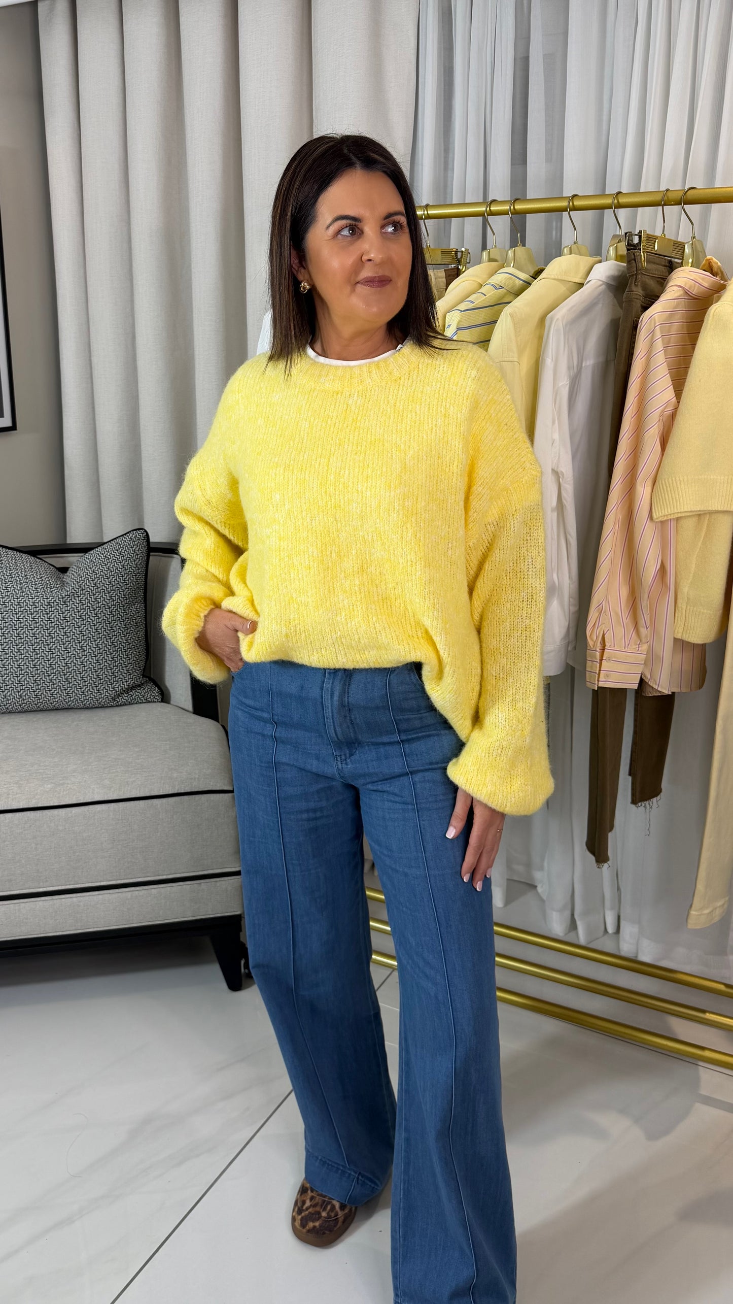 Yellow Oversized Knit