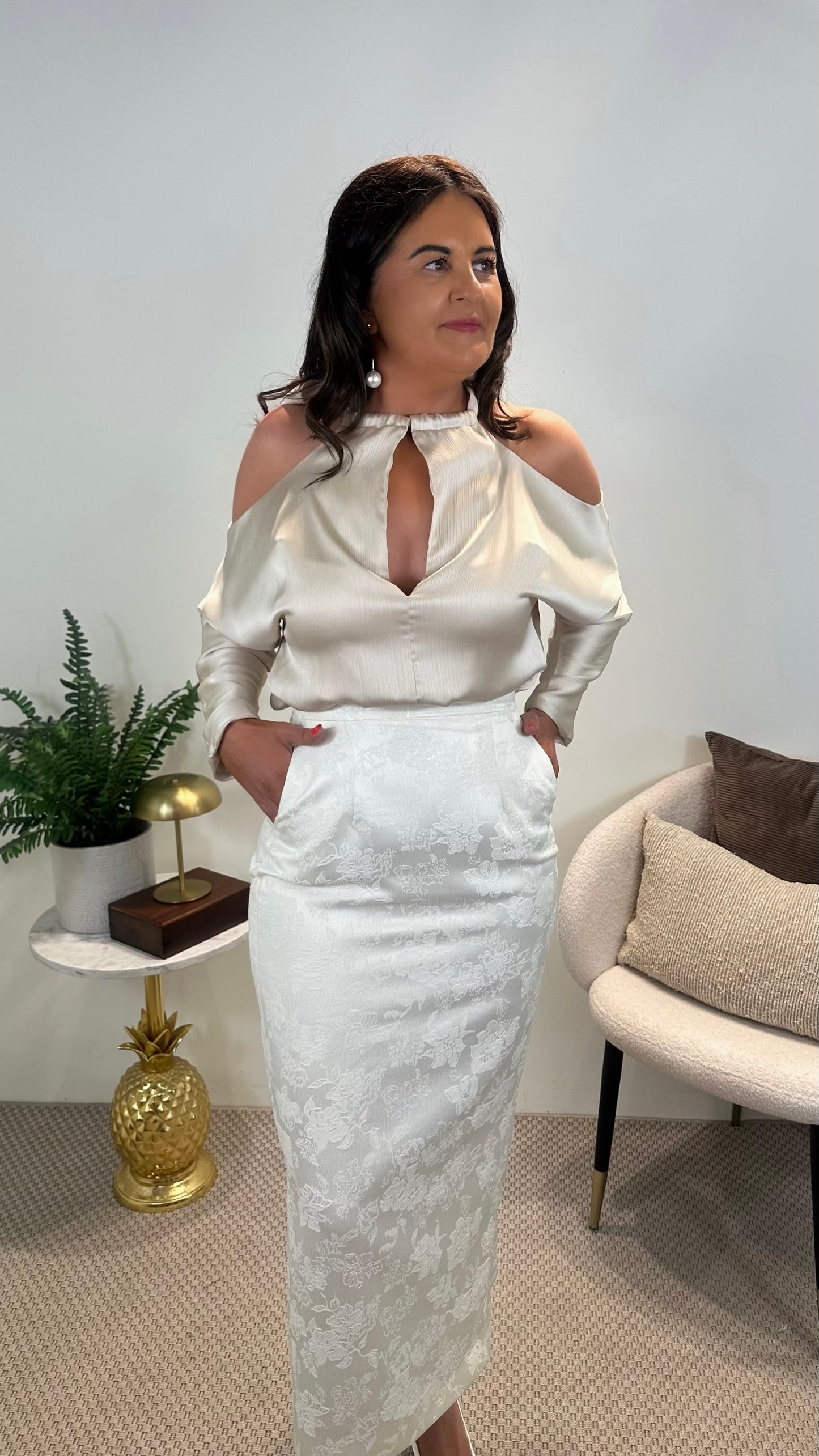 Sadie Contrast Dress