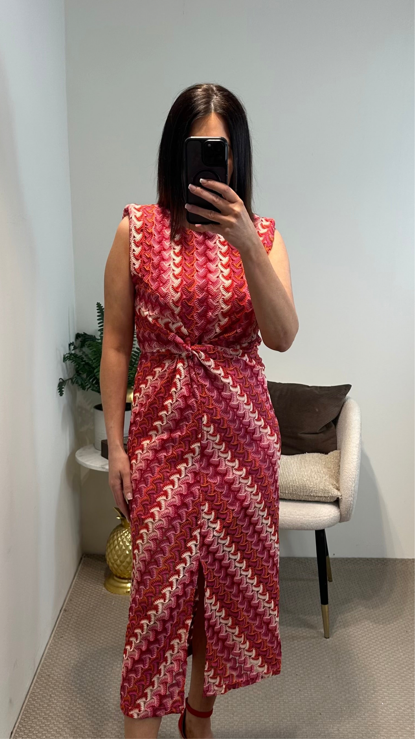 Multi-Colour Crochet Dress