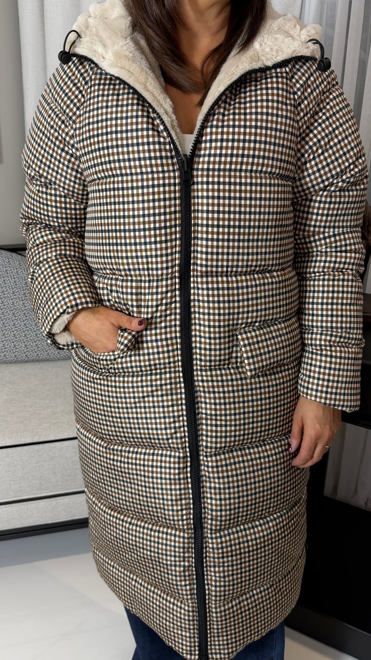 The Check Reversible Coat