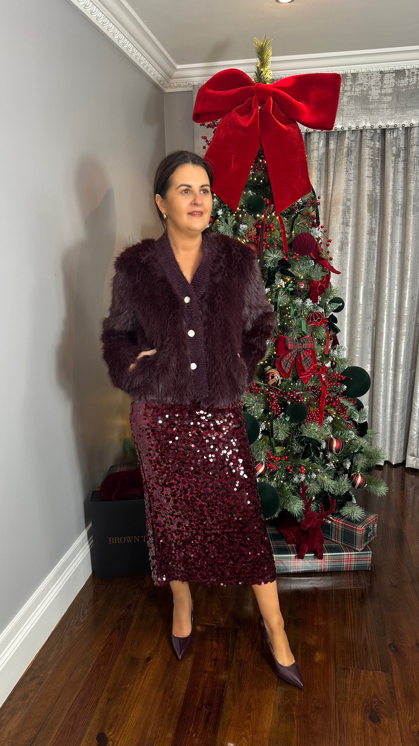 Burgundy Soft Cardigan