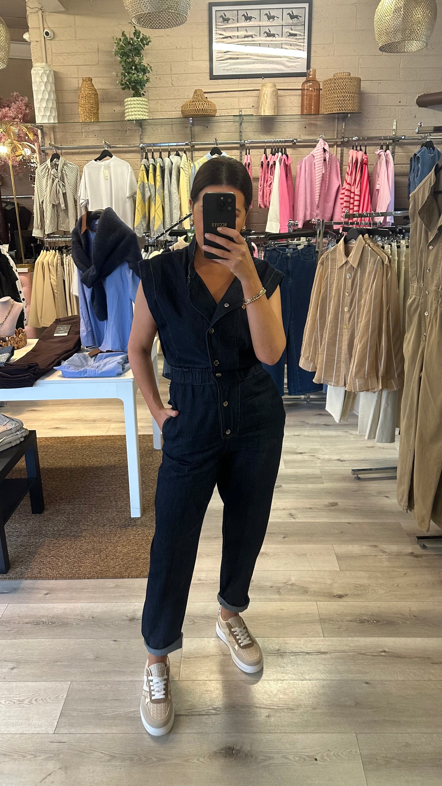 Indigo Denim Jumpsuit