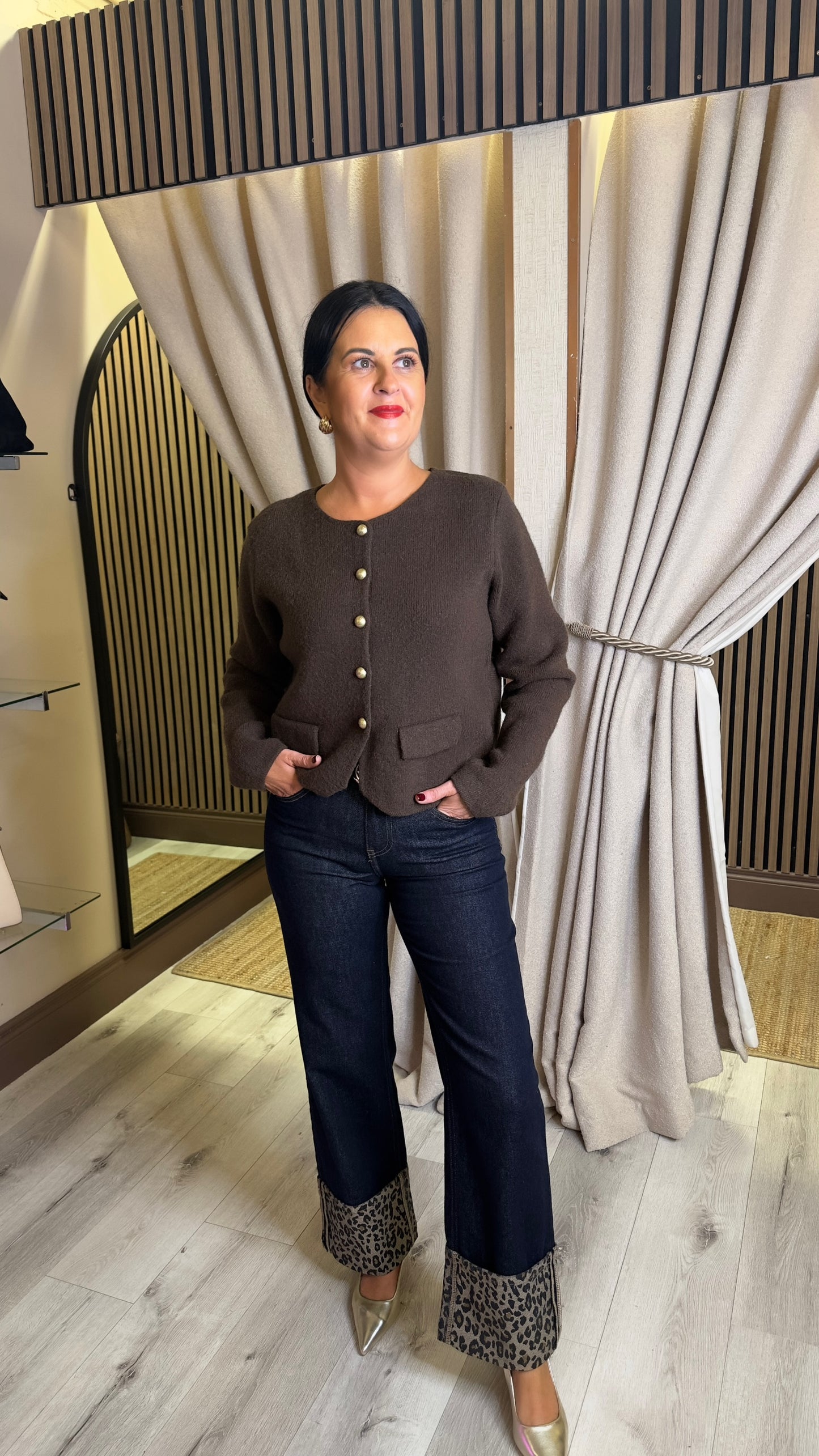 Chocolate Brown Cardigan