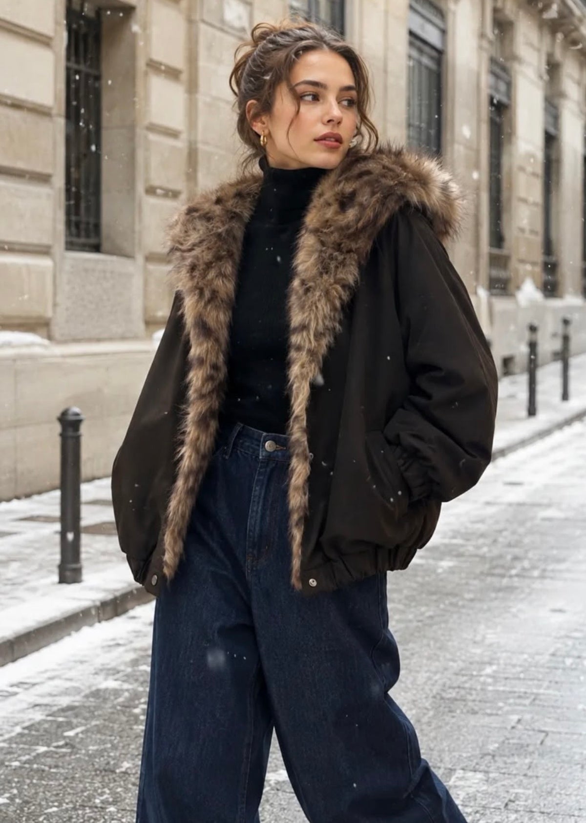 Lorna Leopard Reversible Coat