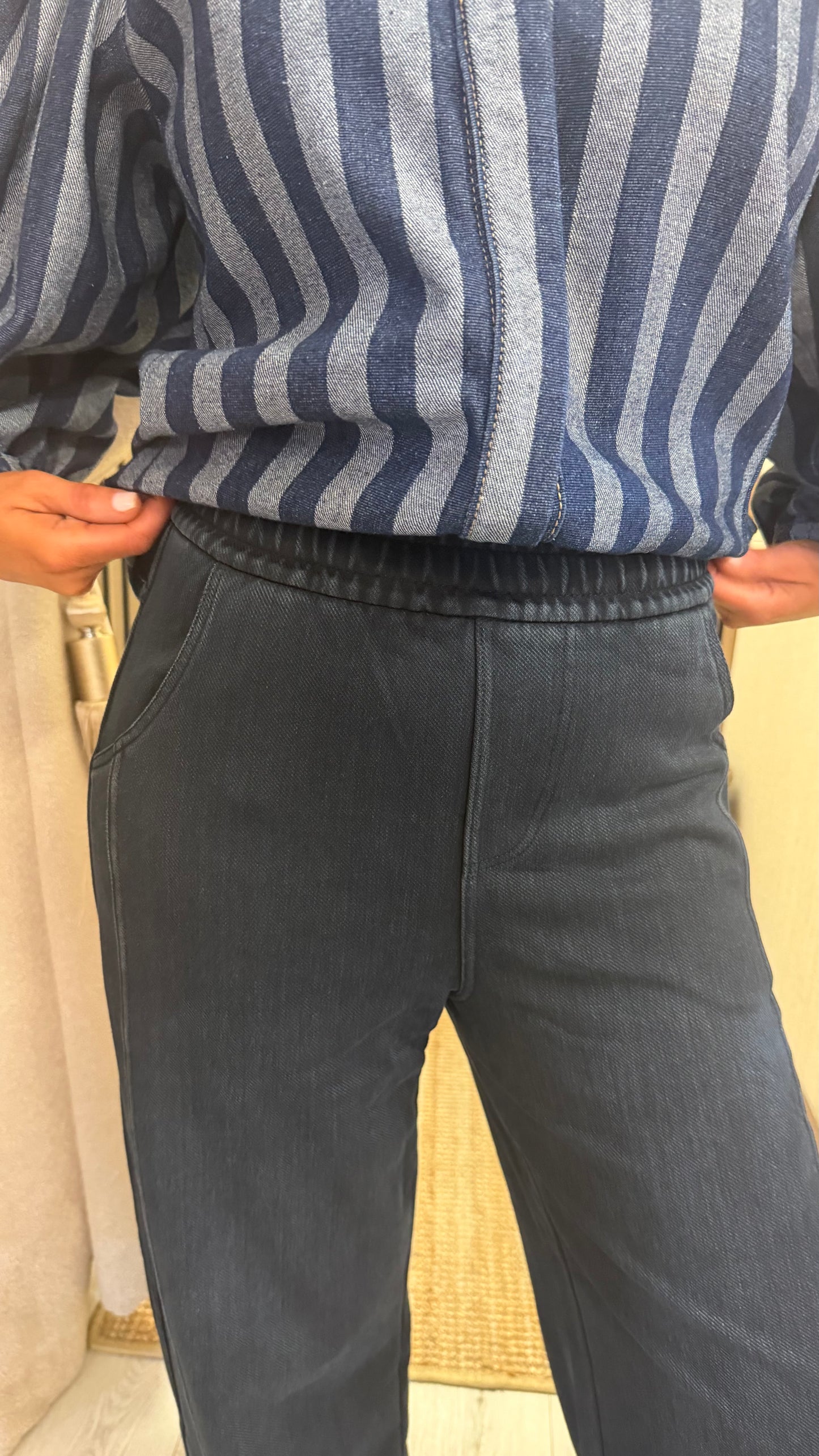 Denim Style Joggers