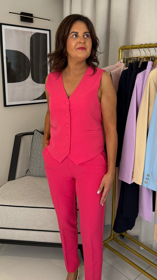 Fuchsia Waistcoat