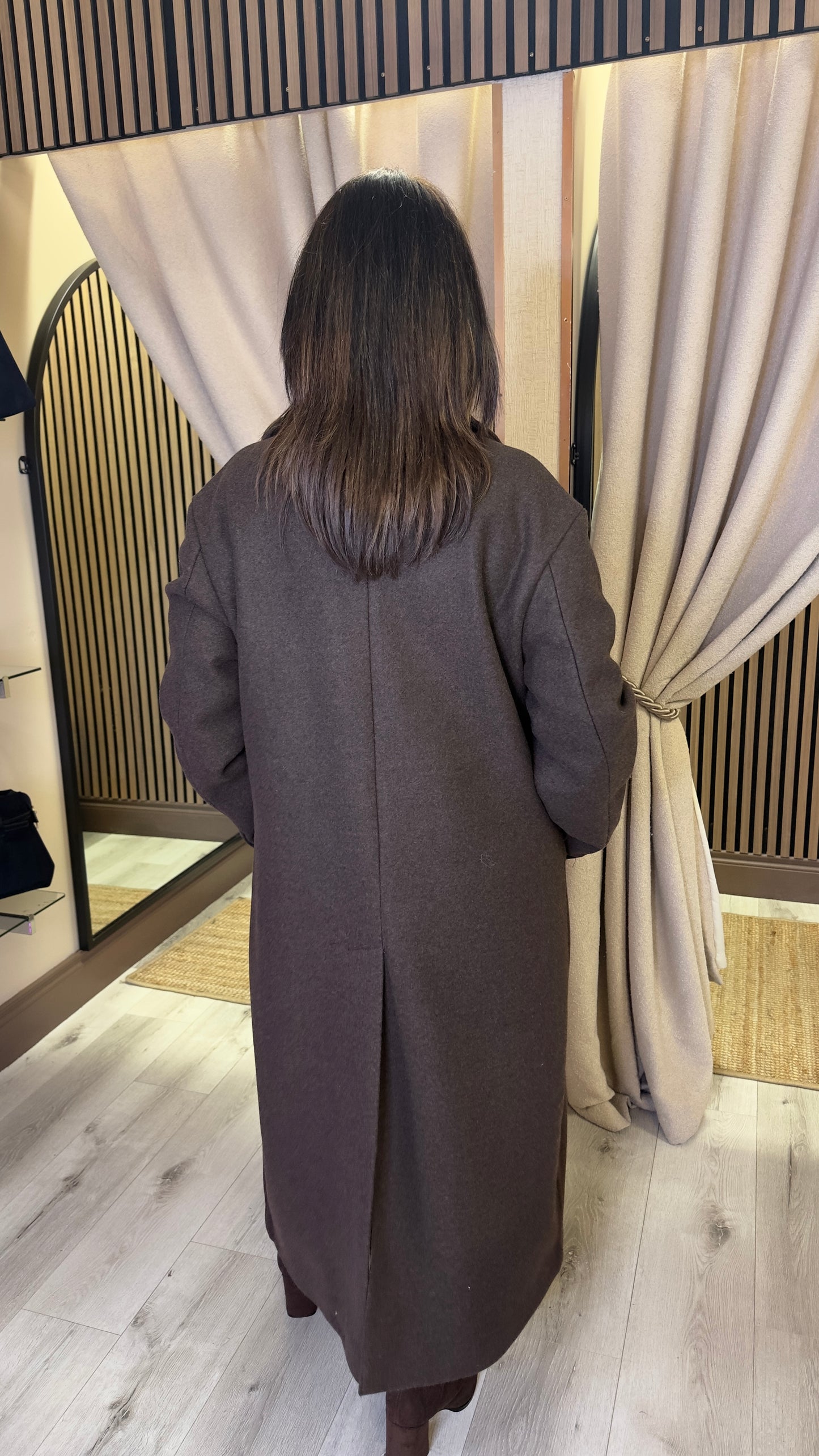 Brown Oversized Coat