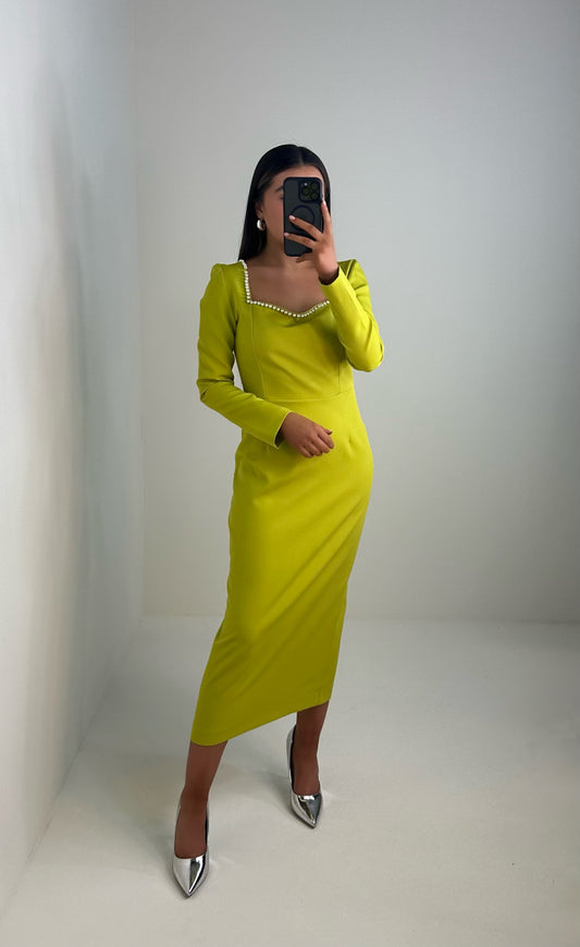 Gracie Lime Green Dress