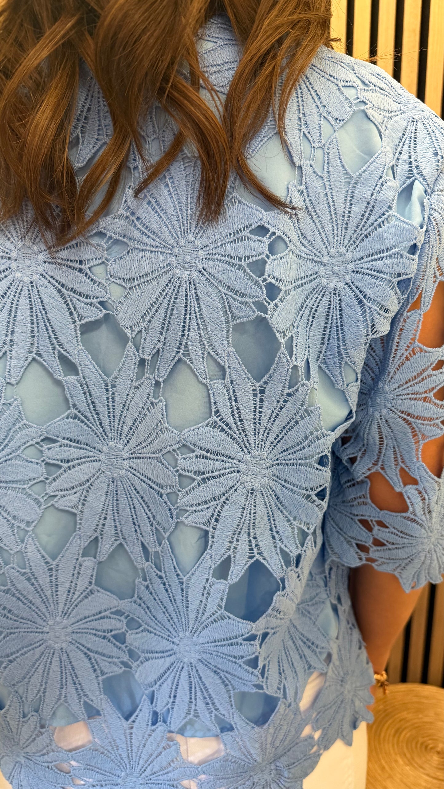 Blue Lace Shirt