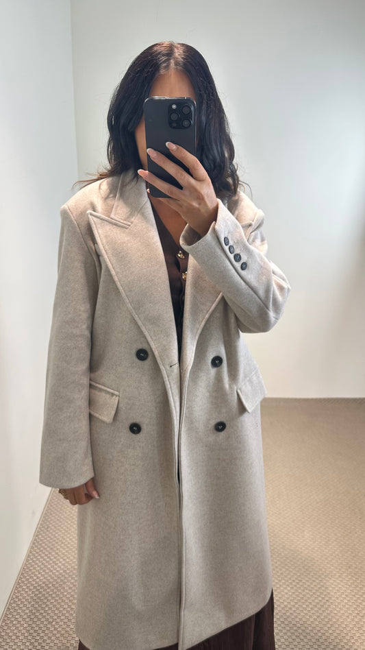 Harper Oatmeal Coat