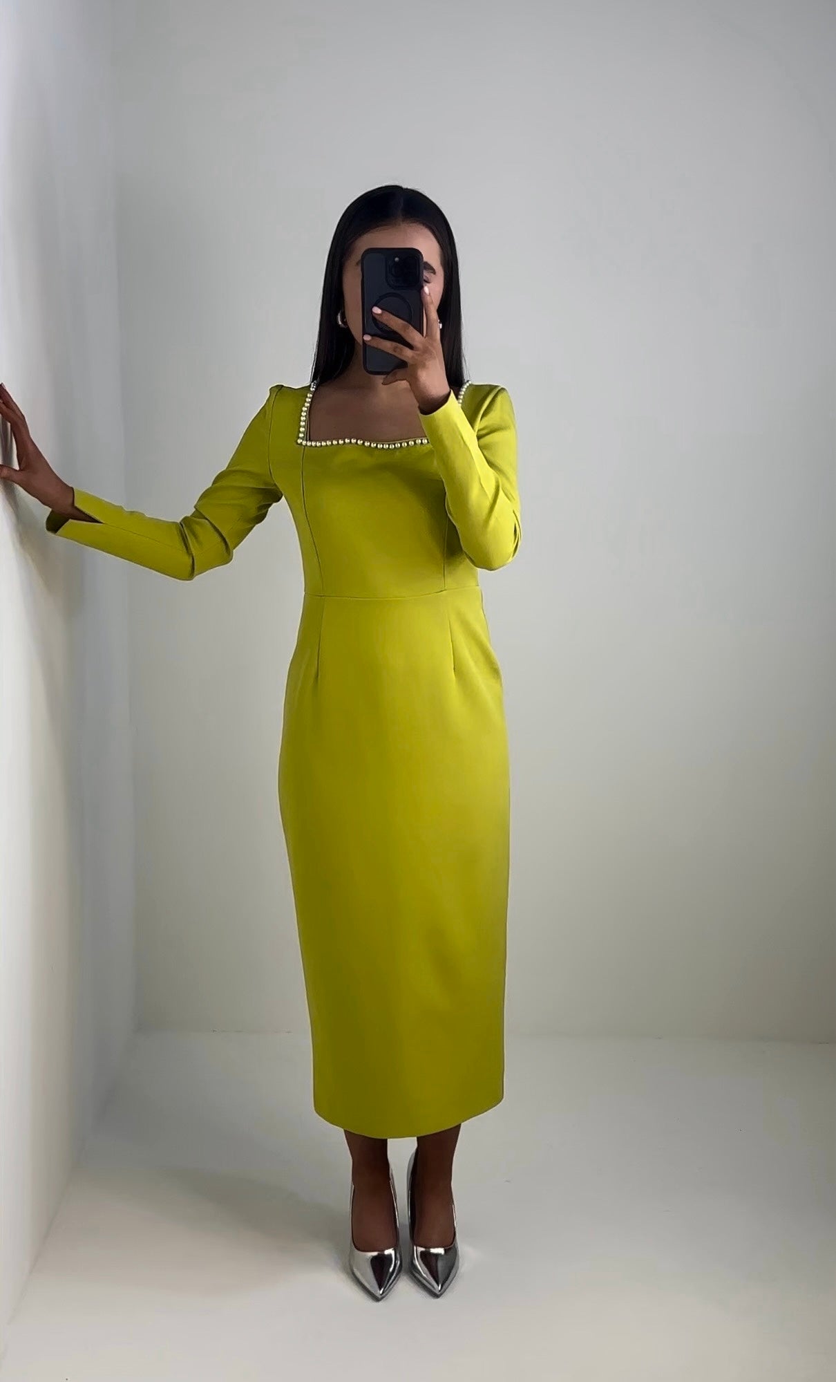 Gracie Lime Green Dress