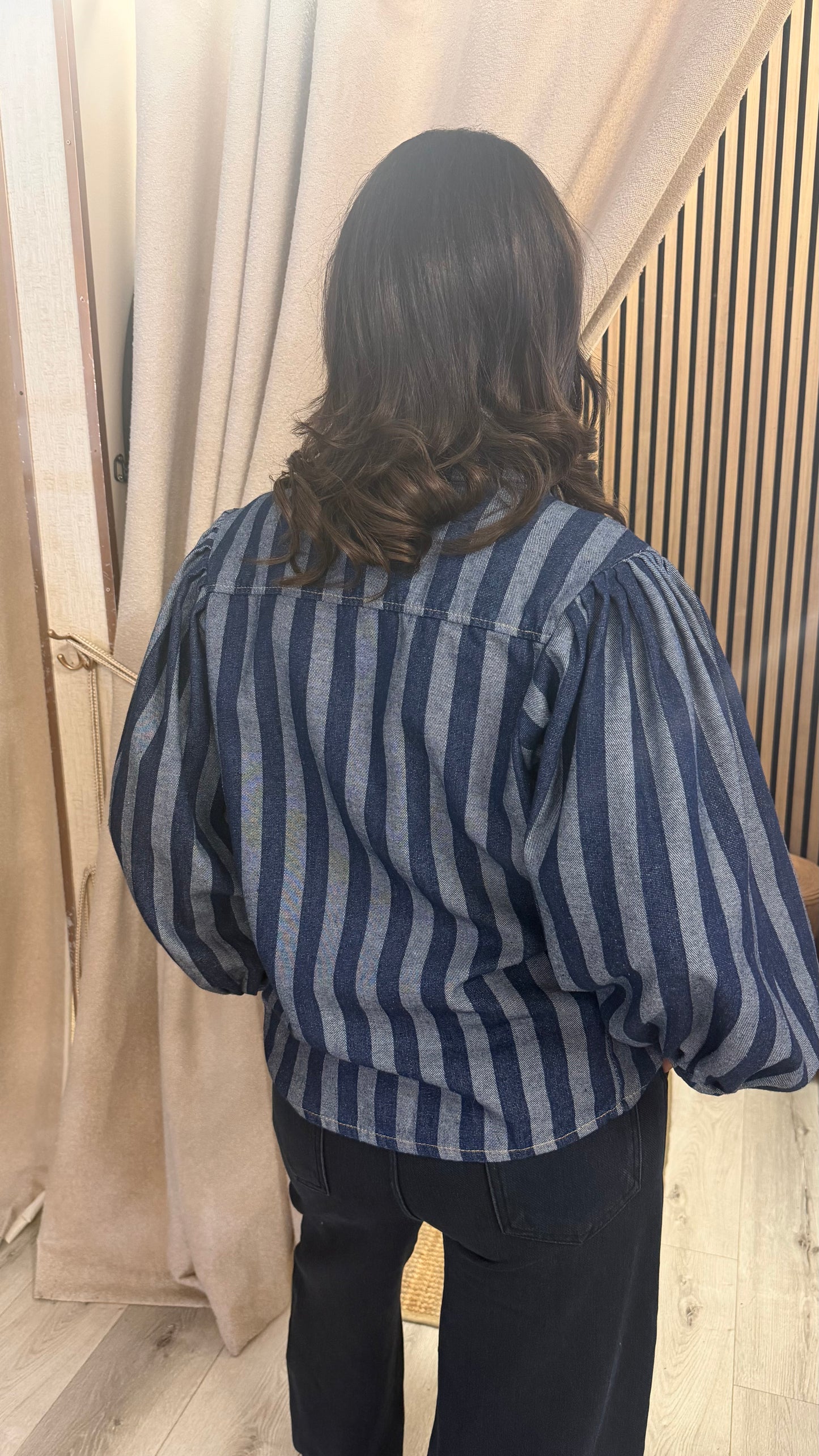 Denim Striped Shirt