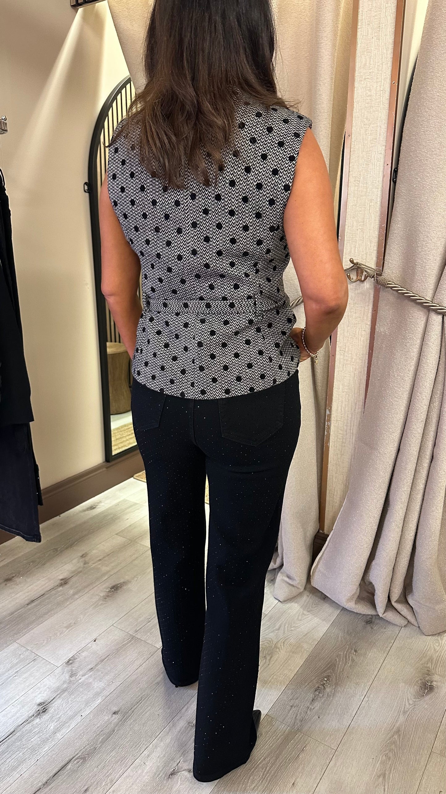Black Embellished Jeans