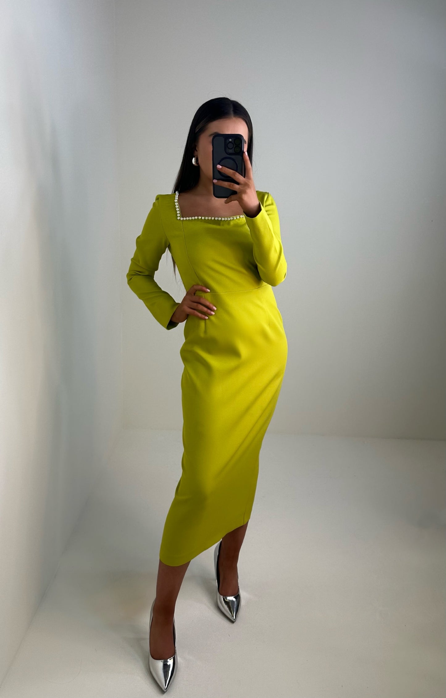 Gracie Lime Green Dress