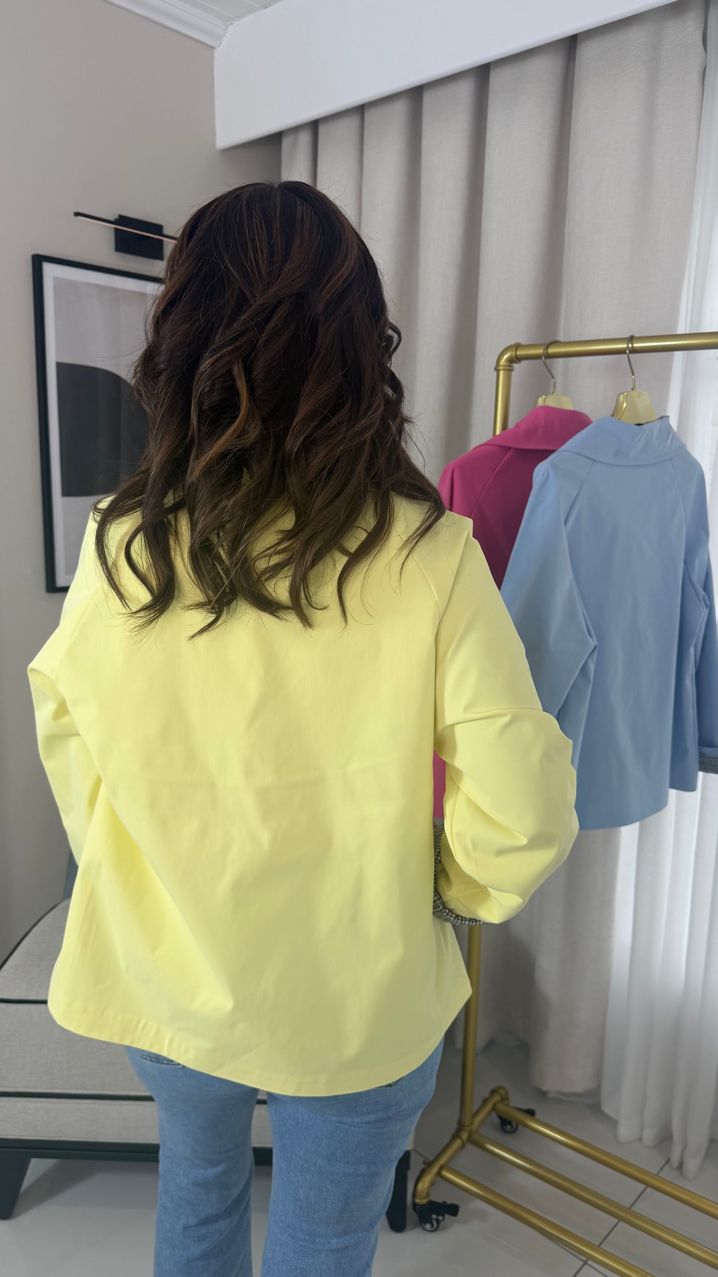 Lemon Short Trench Coat