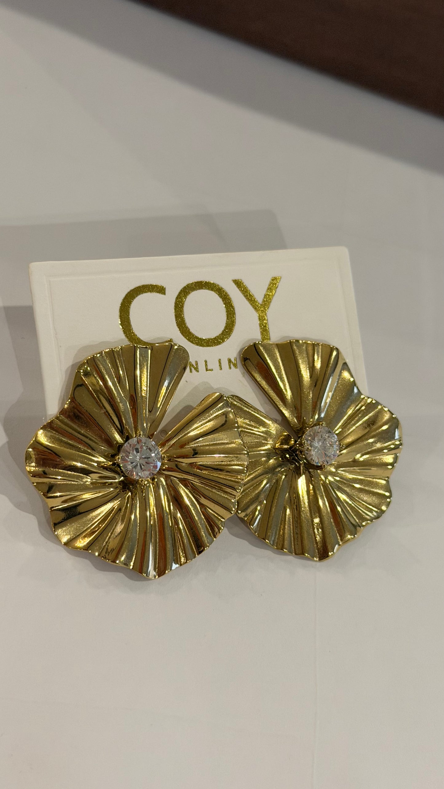 Palma Gold Earrings