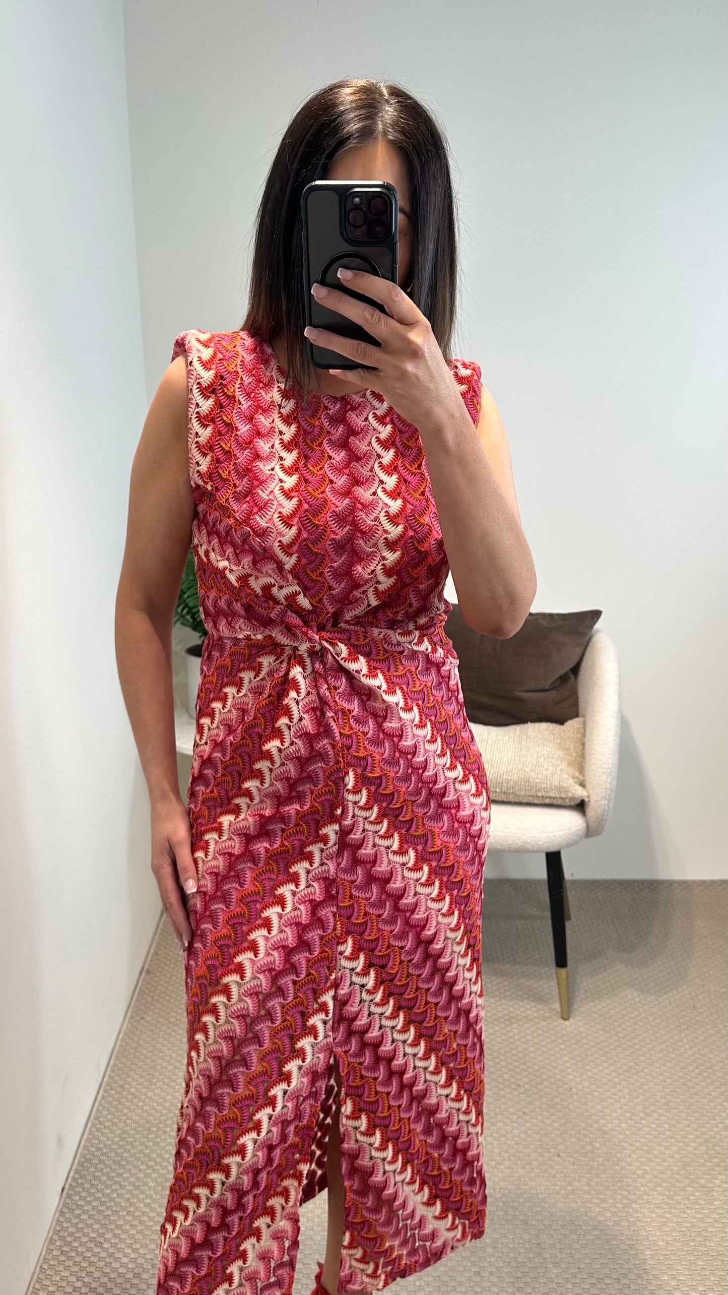 Multi-Colour Crochet Dress
