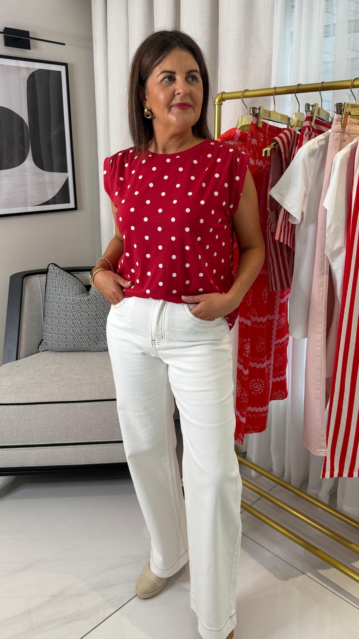 Red Polka Dot T-Shirt