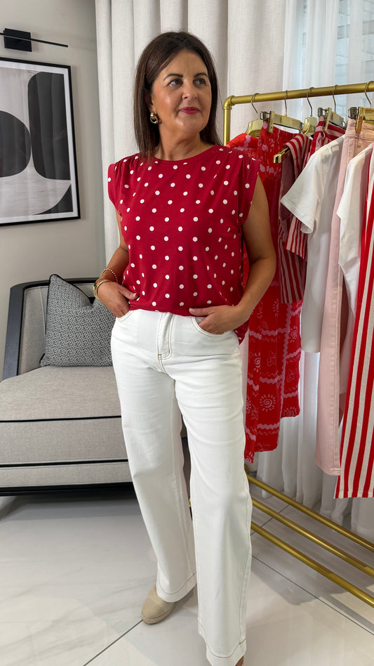 Red Polka Dot T-Shirt