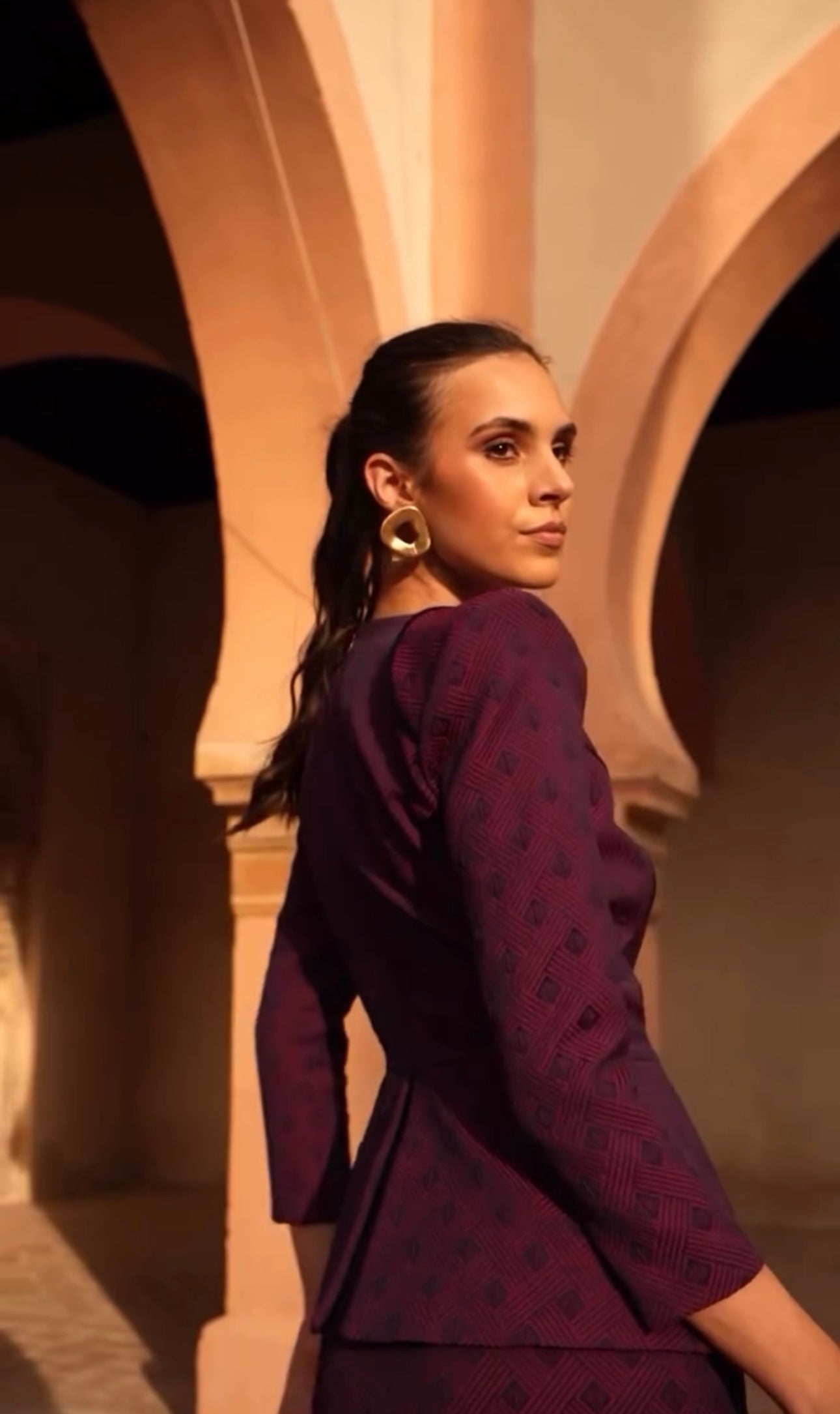 Aurelia Red Berry Dress