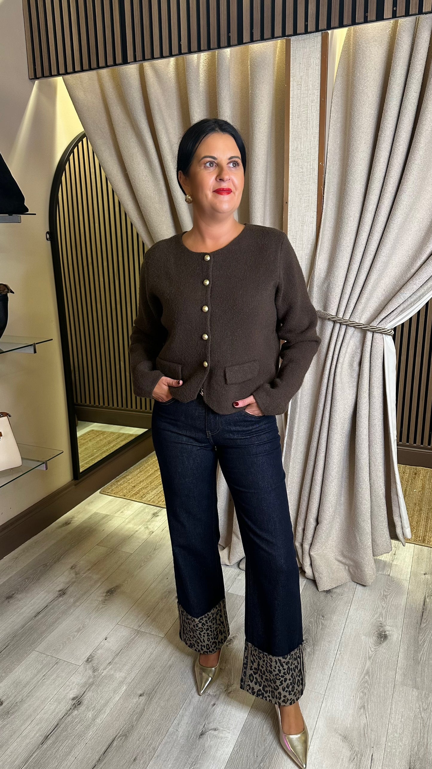 Chocolate Brown Cardigan