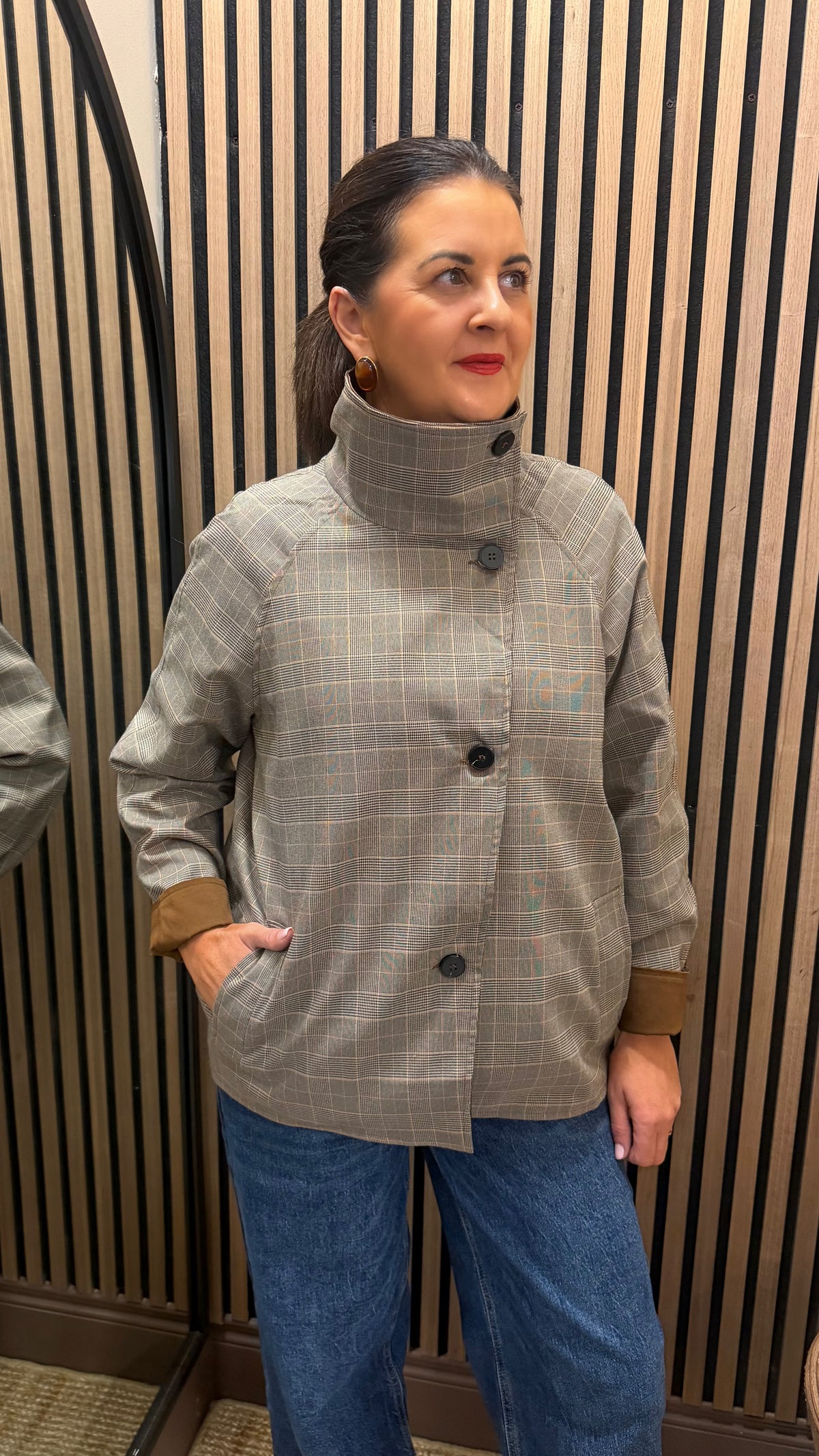 The Reversible Plaid & Tan Jacket