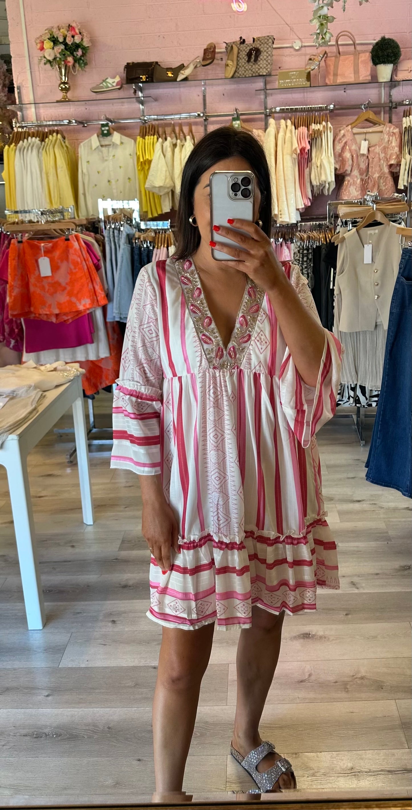 Ibiza Smock Dress