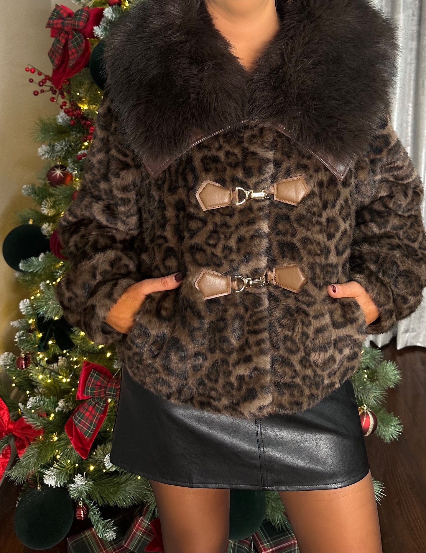 The Collette Leopard Coat