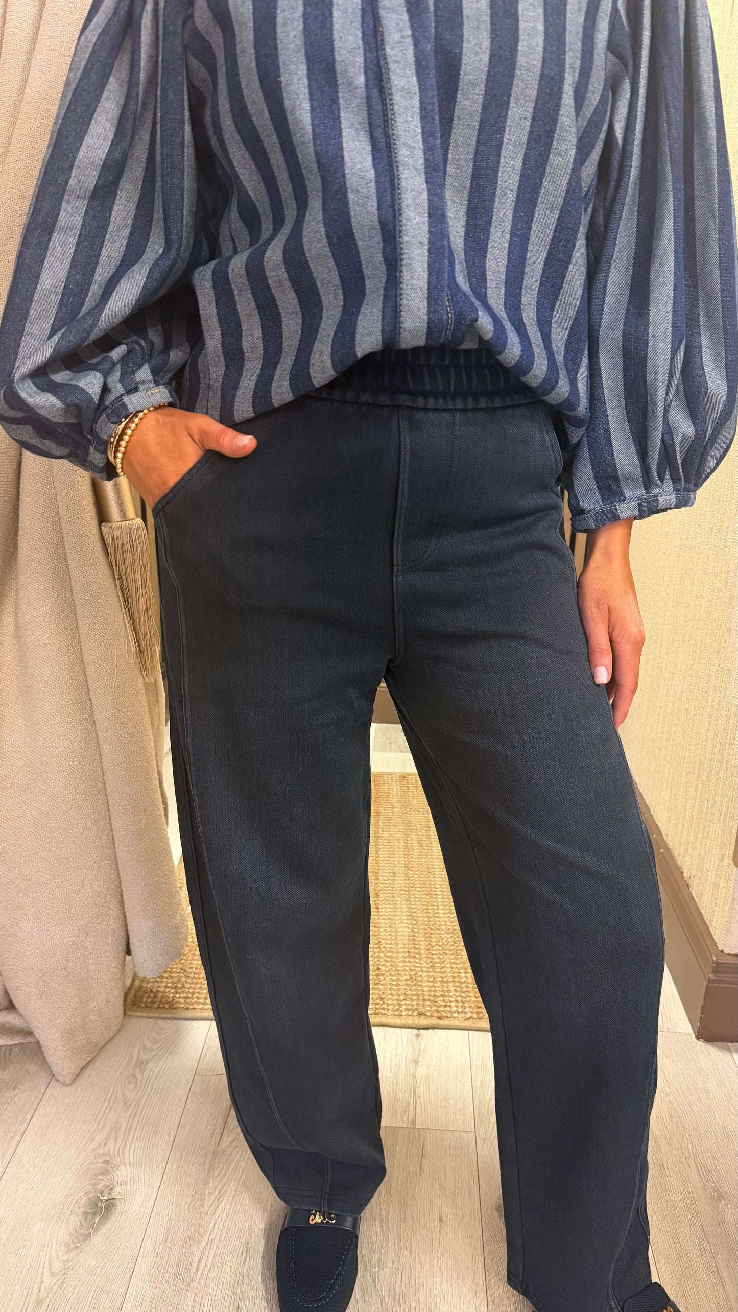 Denim Style Joggers
