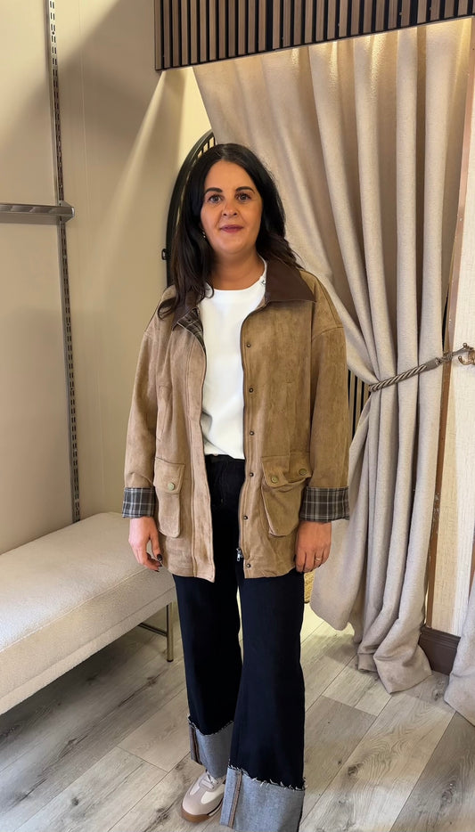 The Suedette Barn Jacket