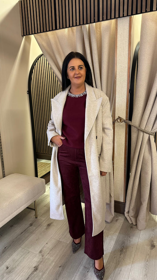 Harper Oatmeal Coat