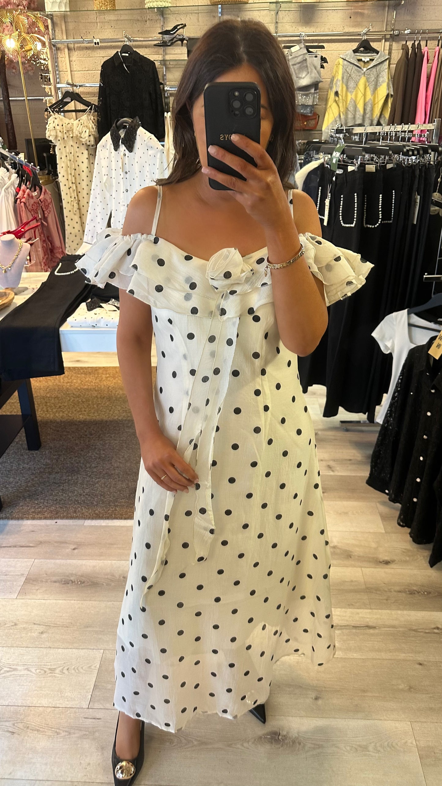 Lisa Polka Dot Dress
