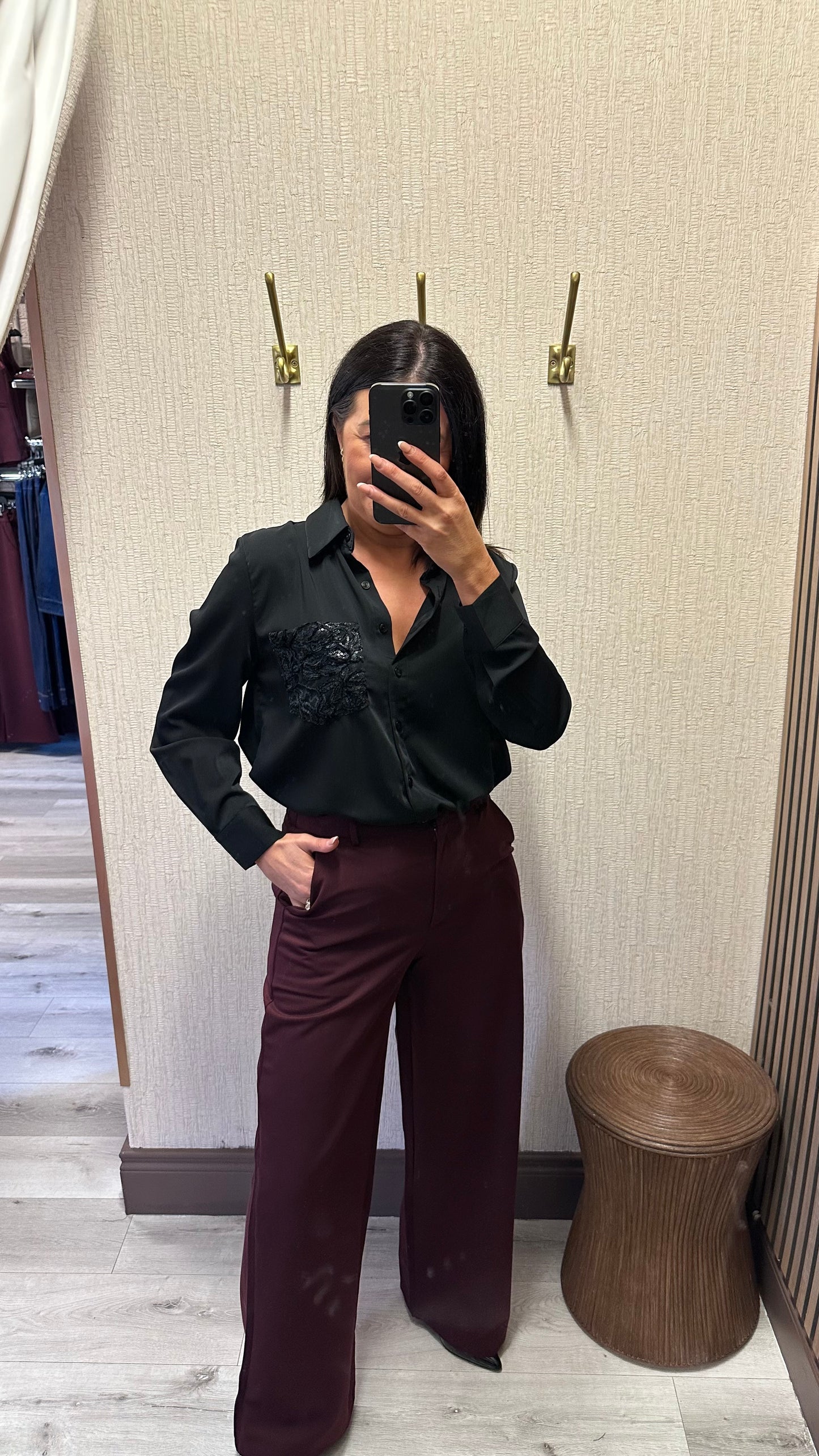 Yvette Black Shirt