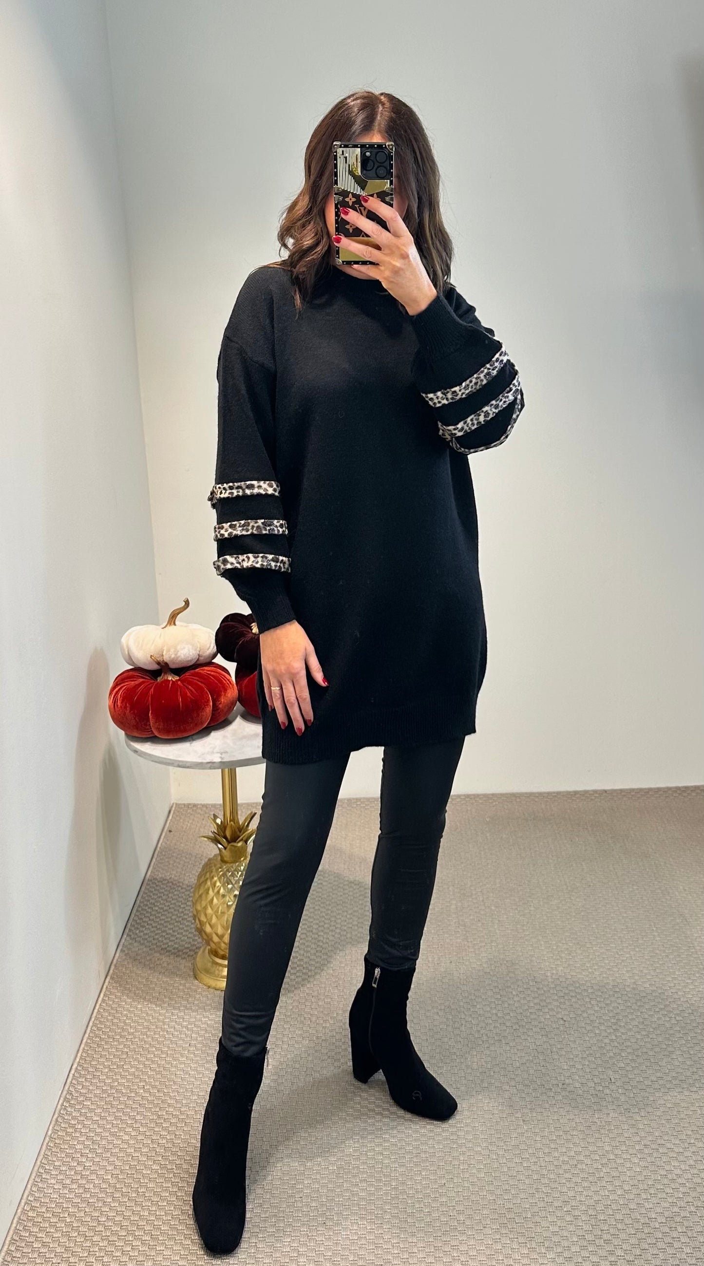 Black Trim Detail Jumper