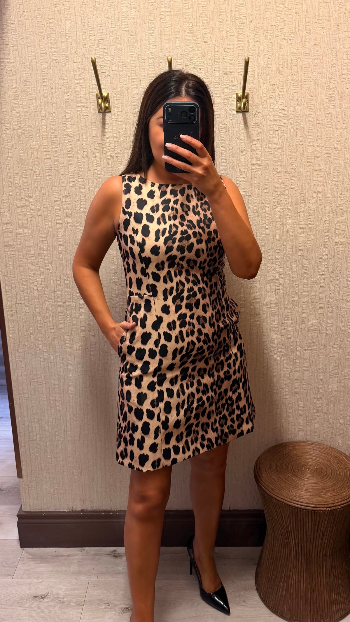 Jacqueline Leopard Mini Dress