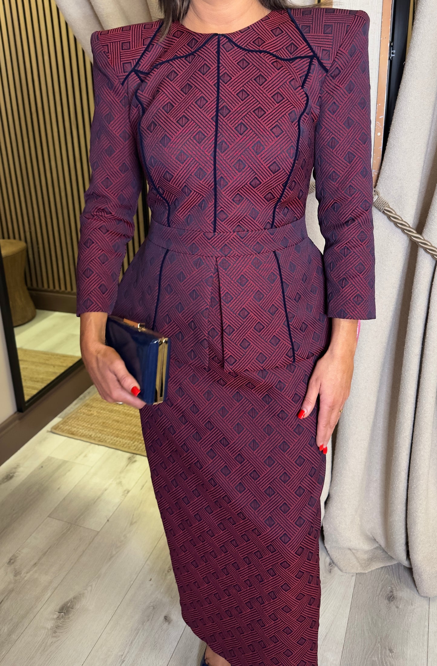 Aurelia Red Berry Dress